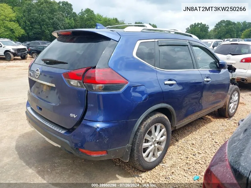 2019 Nissan Rogue Sv VIN: JN8AT2MT3KW250266 Lot: 39950298