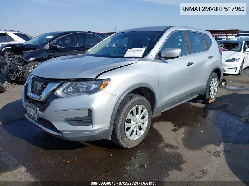 KNMAT2MV8KP517960 2019 Nissan Rogue S