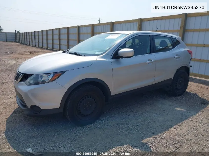 JN1BJ1CR6KW335370 2019 Nissan Rogue Sport S