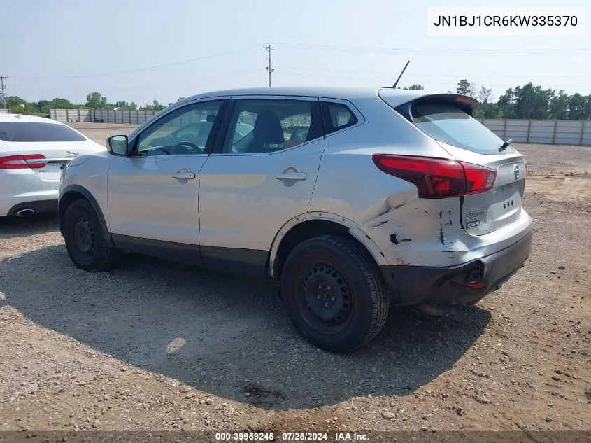 2019 Nissan Rogue Sport S VIN: JN1BJ1CR6KW335370 Lot: 39959245