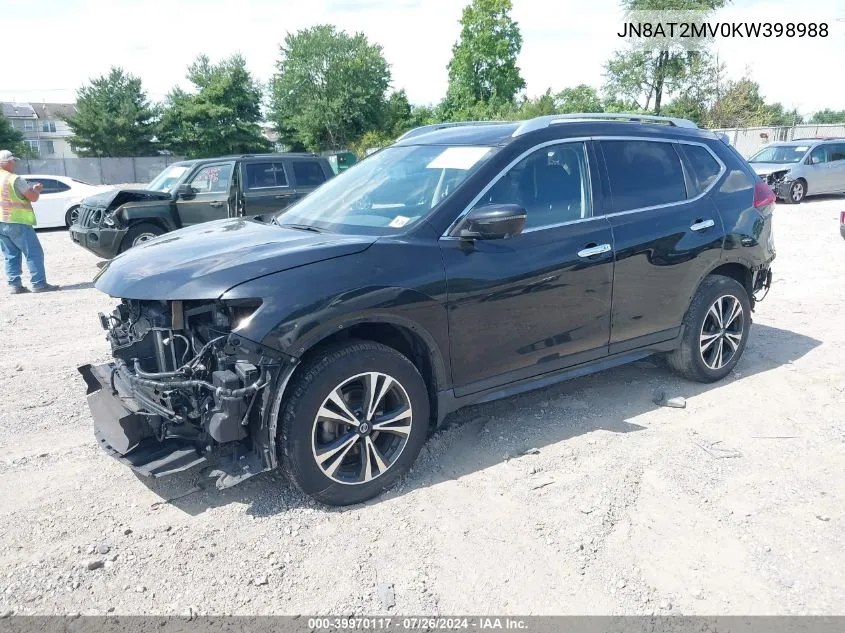 JN8AT2MV0KW398988 2019 Nissan Rogue Sv