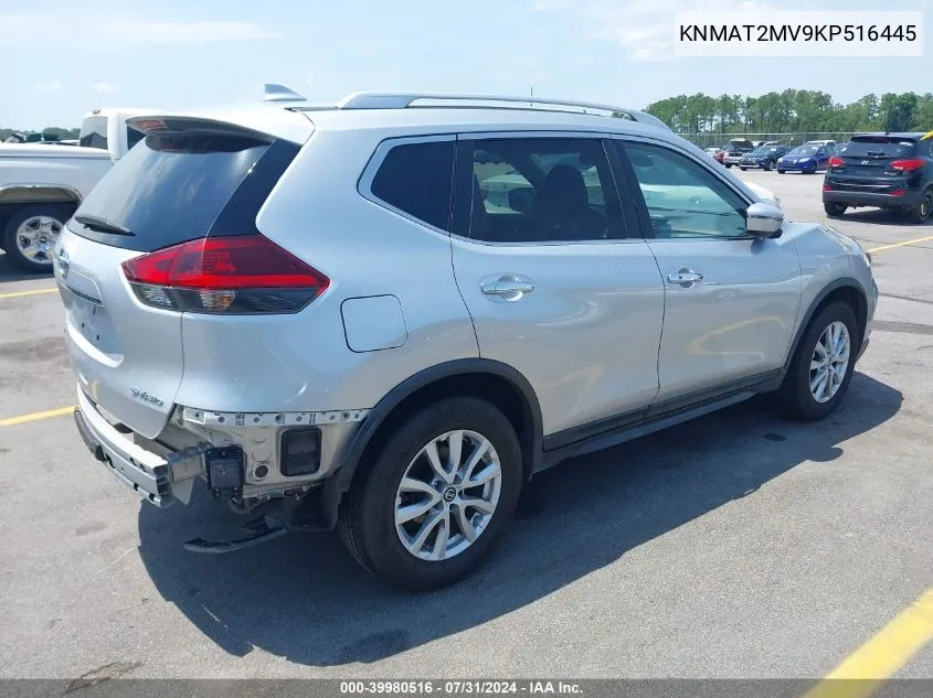 KNMAT2MV9KP516445 2019 Nissan Rogue Sv