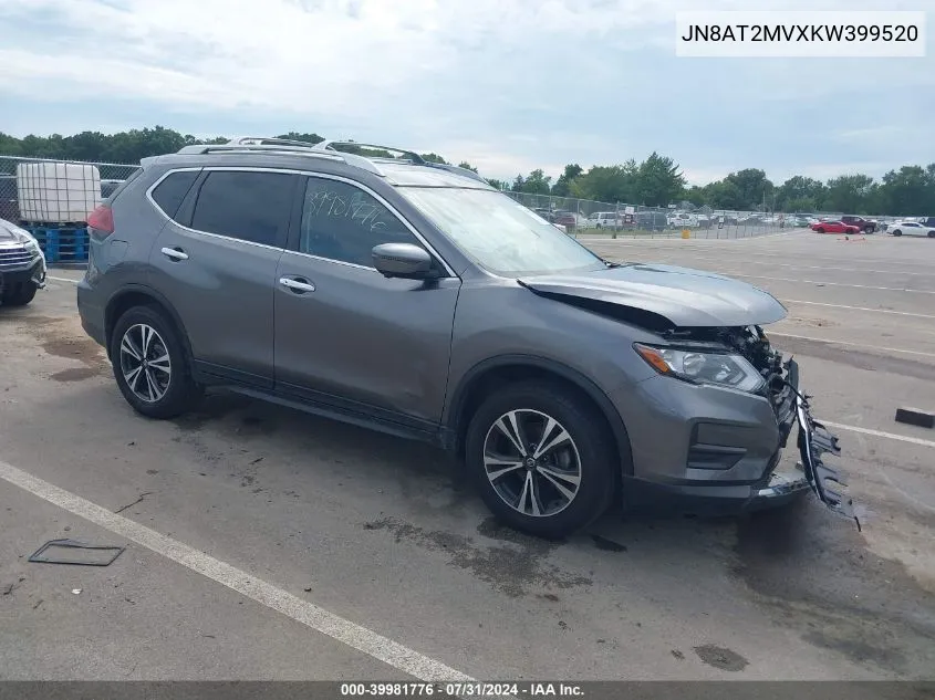 JN8AT2MVXKW399520 2019 Nissan Rogue Sv