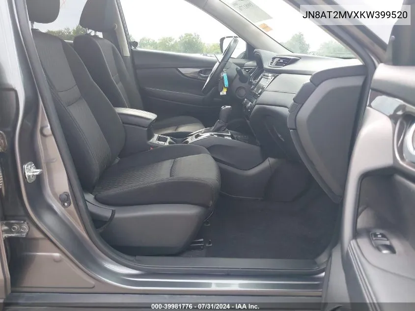 JN8AT2MVXKW399520 2019 Nissan Rogue Sv