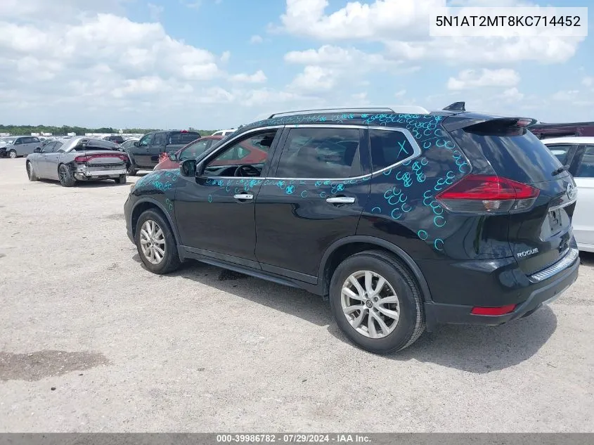 5N1AT2MT8KC714452 2019 Nissan Rogue Sv