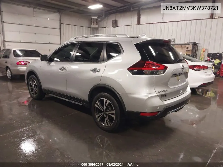 JN8AT2MV3KW378721 2019 Nissan Rogue Sv