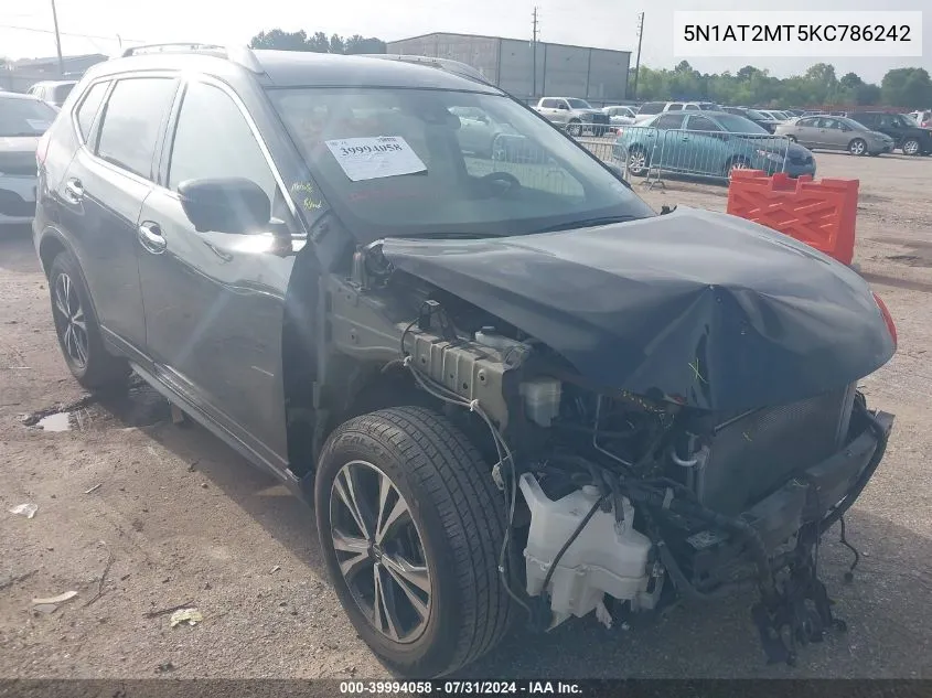 5N1AT2MT5KC786242 2019 Nissan Rogue Sv