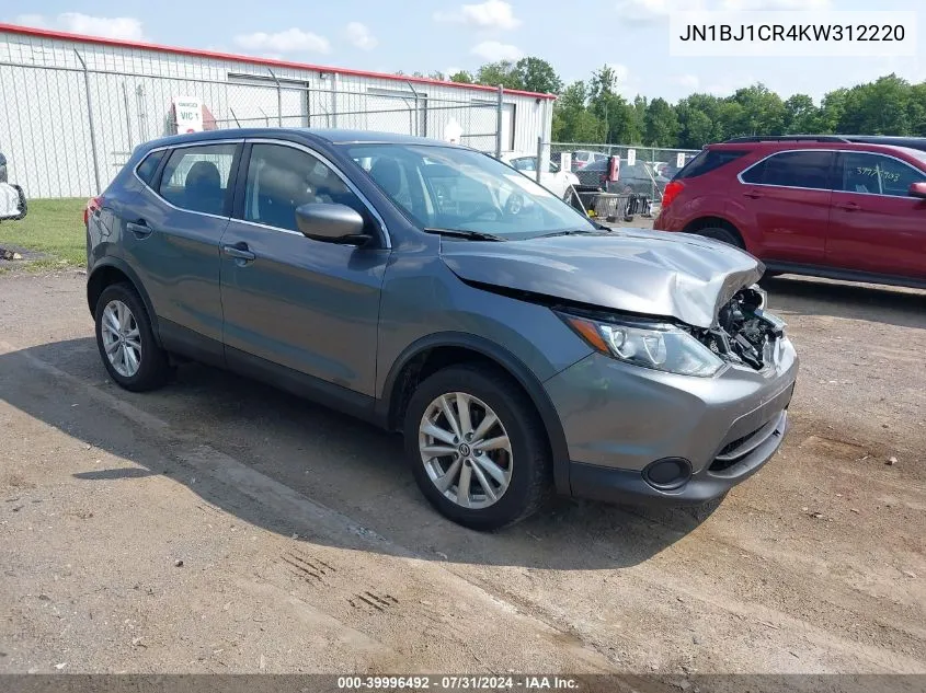 JN1BJ1CR4KW312220 2019 Nissan Rogue Sport S