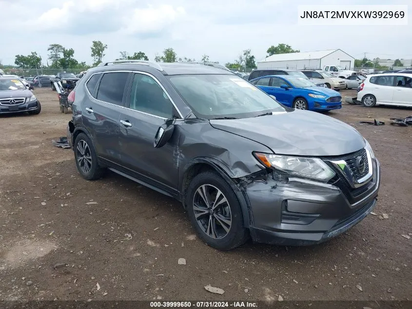 2019 Nissan Rogue Sv VIN: JN8AT2MVXKW392969 Lot: 39999650