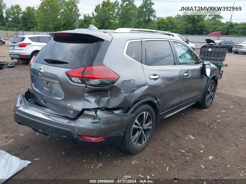 2019 Nissan Rogue Sv VIN: JN8AT2MVXKW392969 Lot: 39999650