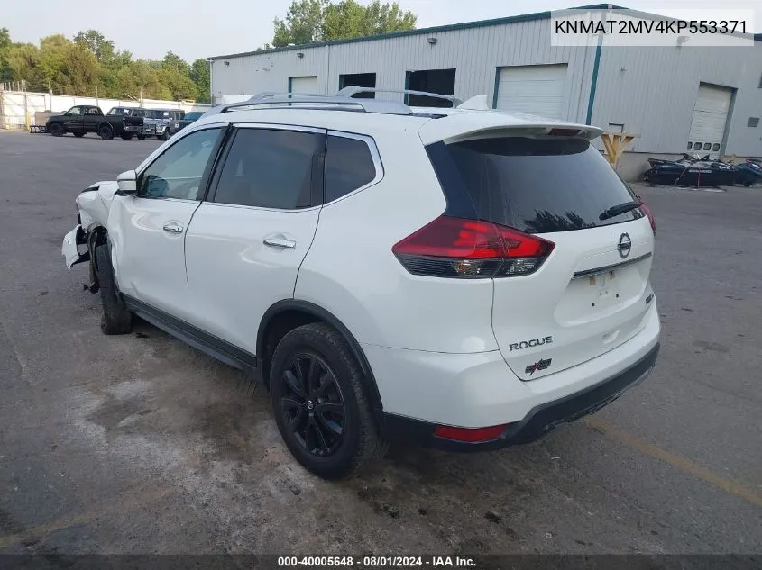 KNMAT2MV4KP553371 2019 Nissan Rogue S