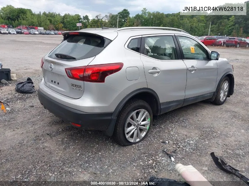 JN1BJ1CR4KW628118 2019 Nissan Rogue Sport Sv