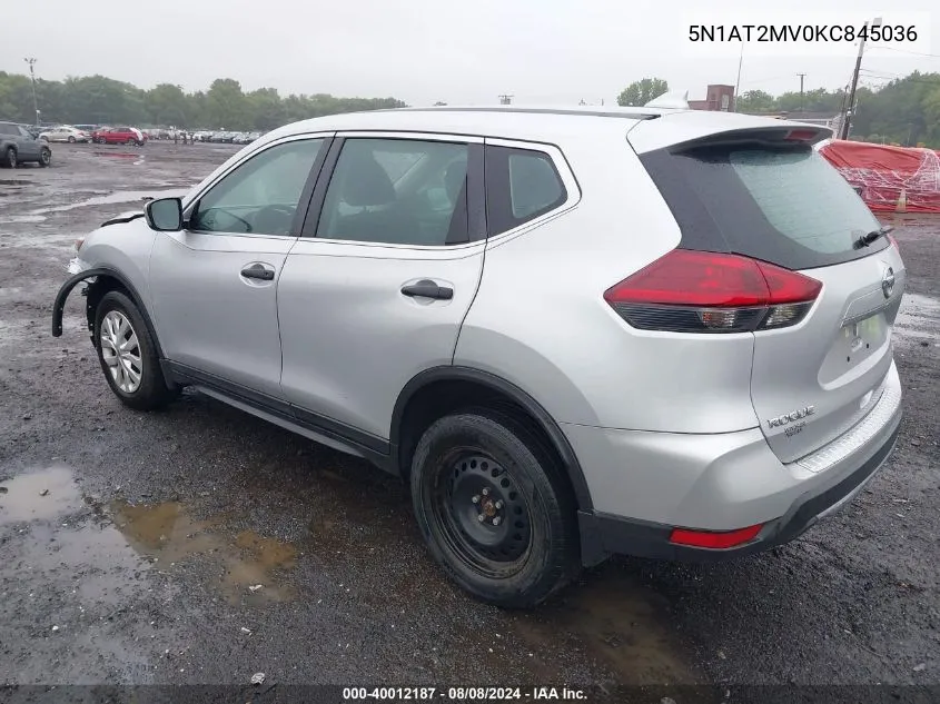 5N1AT2MV0KC845036 2019 Nissan Rogue S