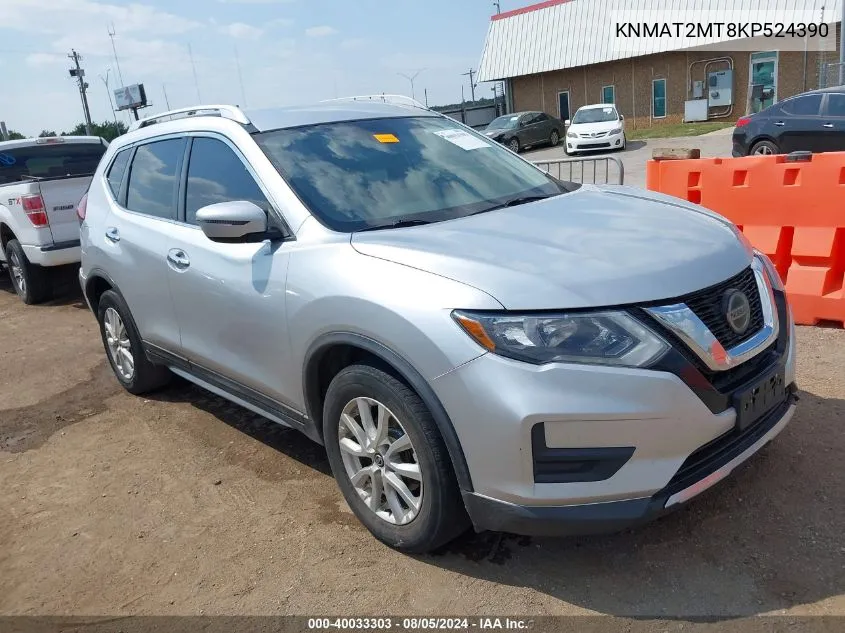 2019 Nissan Rogue Sv VIN: KNMAT2MT8KP524390 Lot: 40033303