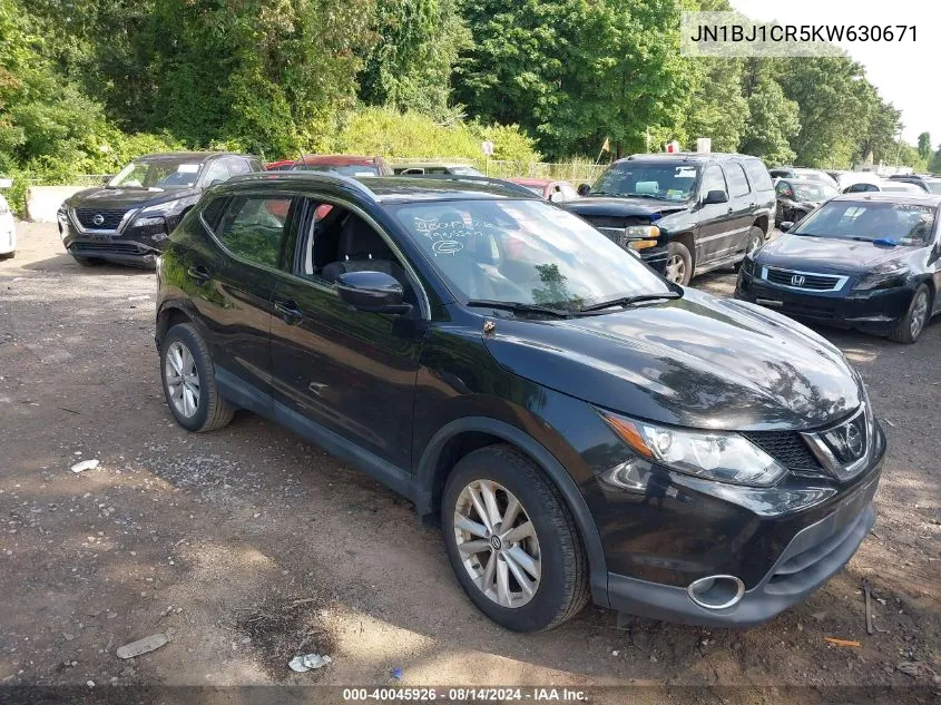 2019 Nissan Rogue Sport Sv VIN: JN1BJ1CR5KW630671 Lot: 40045926