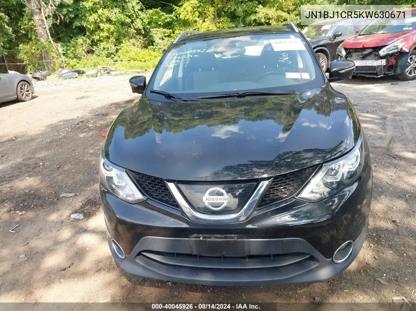 JN1BJ1CR5KW630671 2019 Nissan Rogue Sport Sv