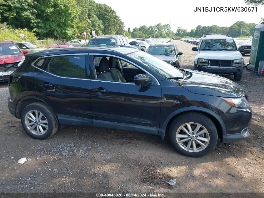 JN1BJ1CR5KW630671 2019 Nissan Rogue Sport Sv