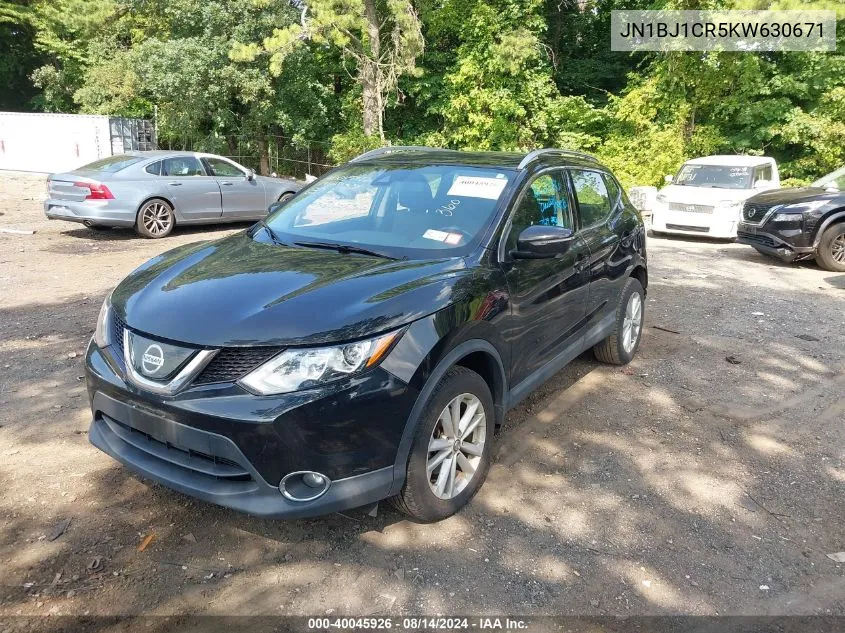 2019 Nissan Rogue Sport Sv VIN: JN1BJ1CR5KW630671 Lot: 40045926