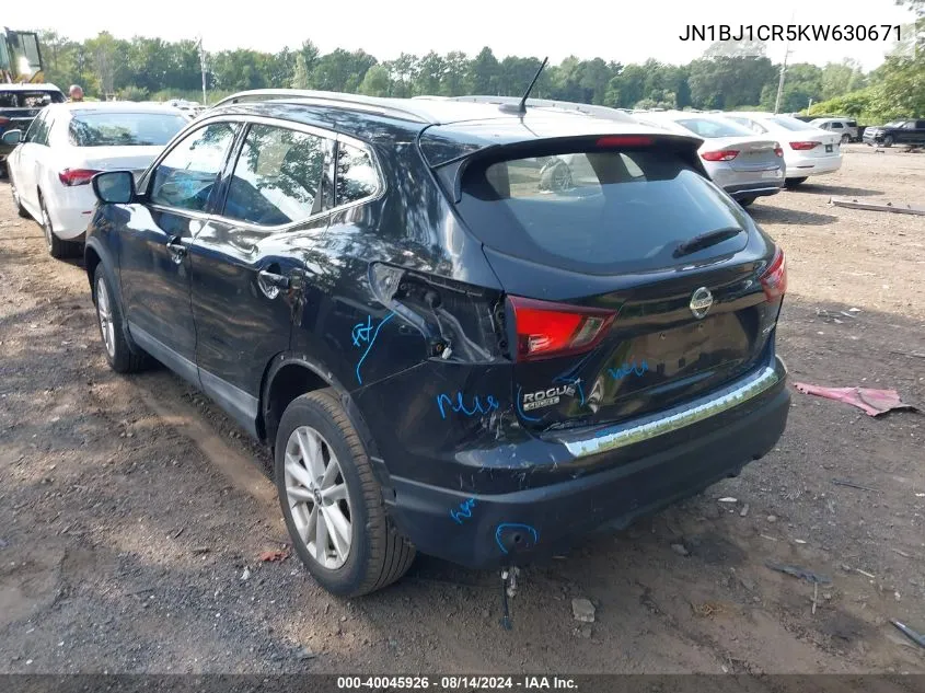 JN1BJ1CR5KW630671 2019 Nissan Rogue Sport Sv