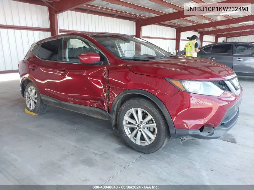 JN1BJ1CP1KW232498 2019 Nissan Rogue Sport S