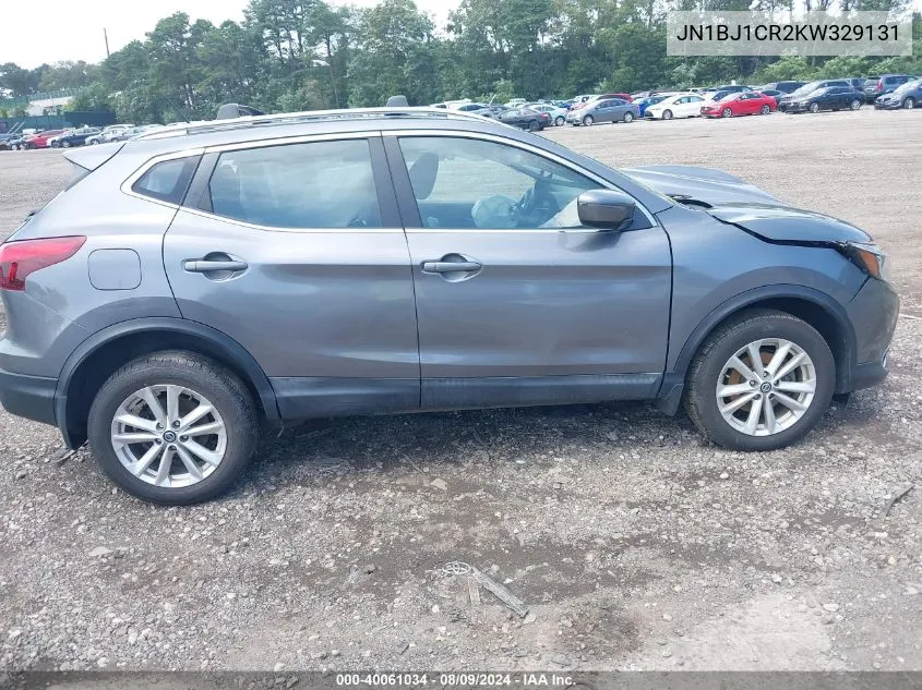 2019 Nissan Rogue Sport Sv VIN: JN1BJ1CR2KW329131 Lot: 40061034