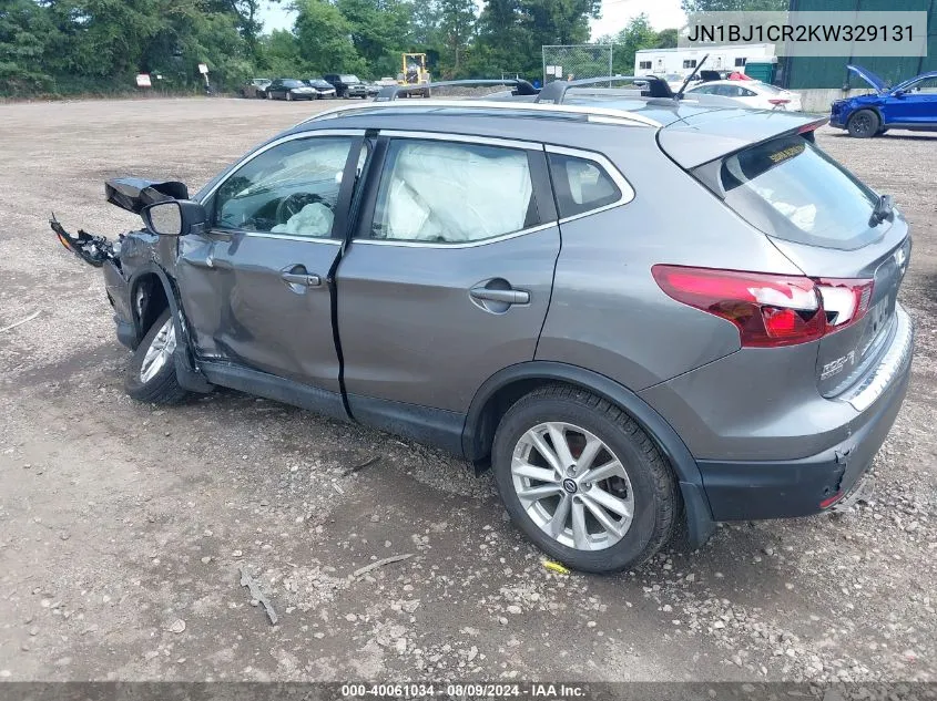 JN1BJ1CR2KW329131 2019 Nissan Rogue Sport Sv