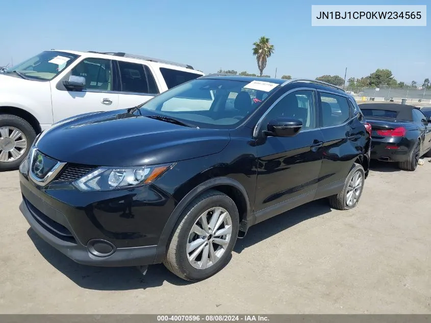 2019 Nissan Rogue Sport Sv VIN: JN1BJ1CP0KW234565 Lot: 40070596