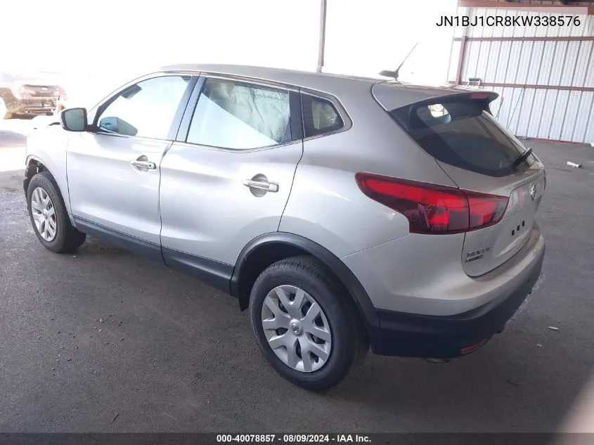 JN1BJ1CR8KW338576 2019 Nissan Rogue Sport S