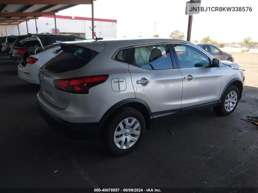 JN1BJ1CR8KW338576 2019 Nissan Rogue Sport S