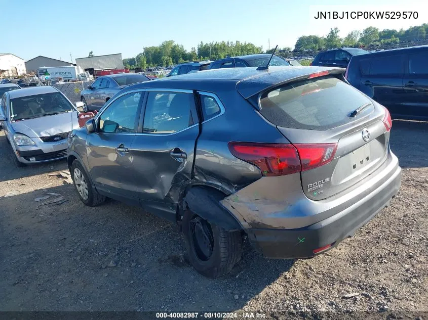 JN1BJ1CP0KW529570 2019 Nissan Rogue Sport S