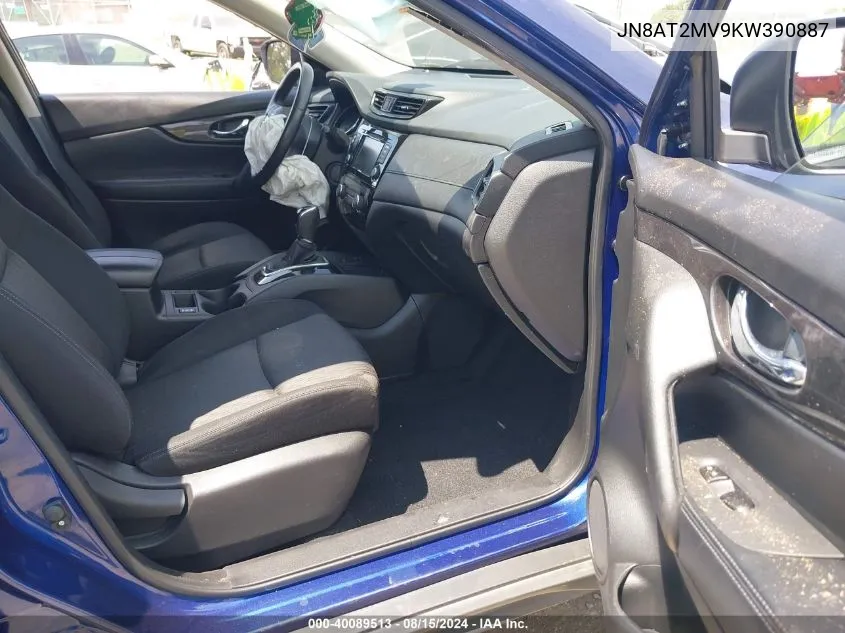 JN8AT2MV9KW390887 2019 Nissan Rogue Sv