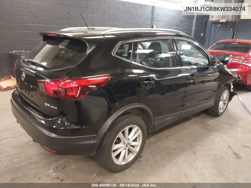 JN1BJ1CR8KW334074 2019 Nissan Rogue Sport Sv