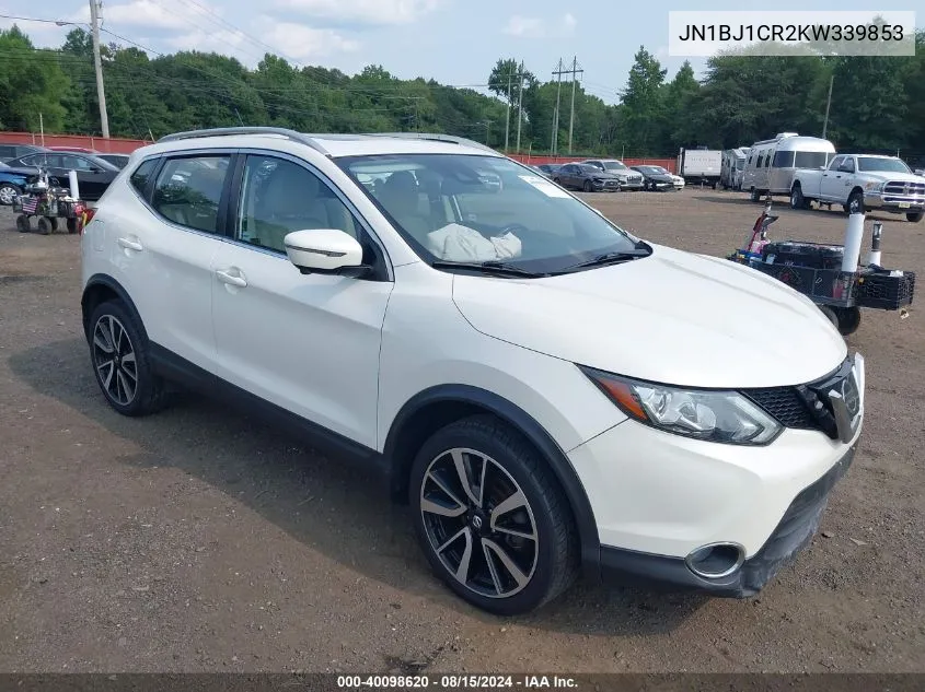 2019 Nissan Rogue Sport Sl VIN: JN1BJ1CR2KW339853 Lot: 40098620