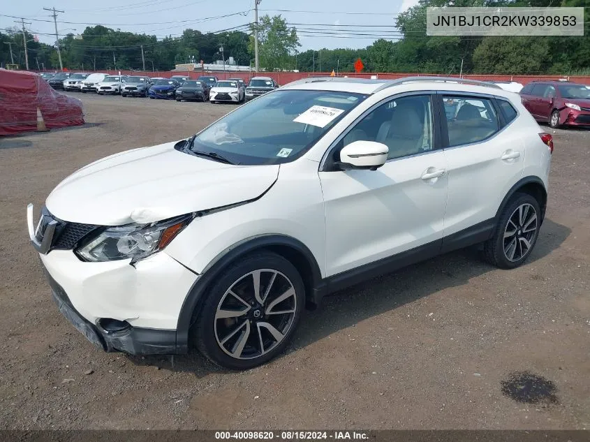 2019 Nissan Rogue Sport Sl VIN: JN1BJ1CR2KW339853 Lot: 40098620