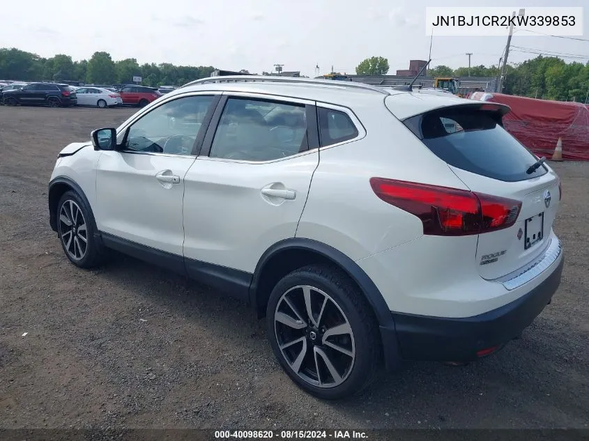 2019 Nissan Rogue Sport Sl VIN: JN1BJ1CR2KW339853 Lot: 40098620