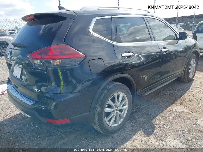 KNMAT2MT6KP548042 2019 Nissan Rogue Sv