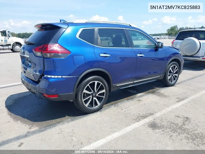 5N1AT2MV7KC825883 2019 Nissan Rogue Sl