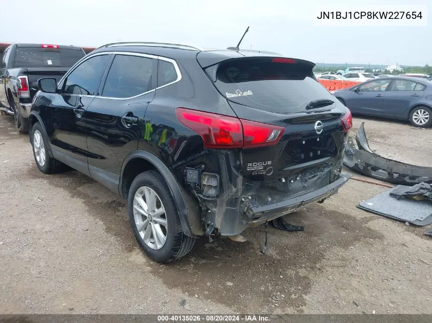 JN1BJ1CP8KW227654 2019 Nissan Rogue Sport Sv