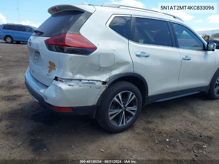 5N1AT2MT4KC833096 2019 Nissan Rogue Sv