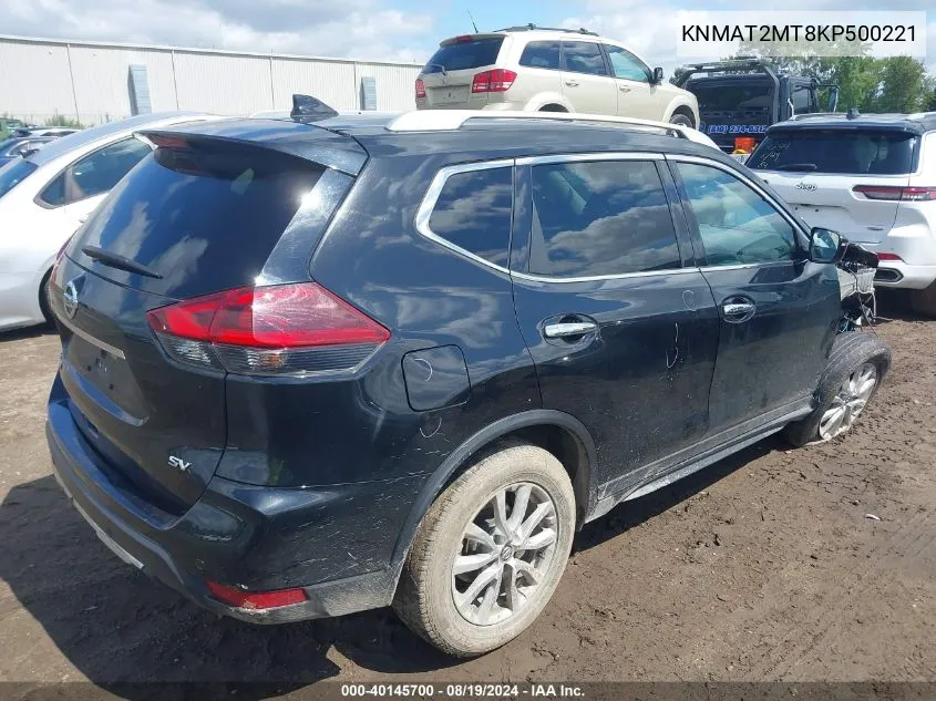 KNMAT2MT8KP500221 2019 Nissan Rogue Sv