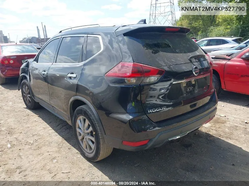 2019 Nissan Rogue Sv VIN: KNMAT2MV4KP527790 Lot: 40148094