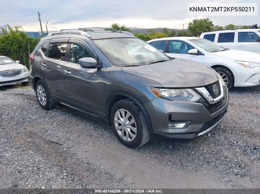 2019 Nissan Rogue S/Sv VIN: KNMAT2MT2KP550211 Lot: 40154258