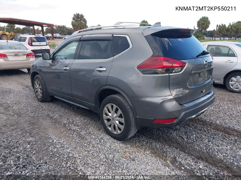 KNMAT2MT2KP550211 2019 Nissan Rogue S/Sv