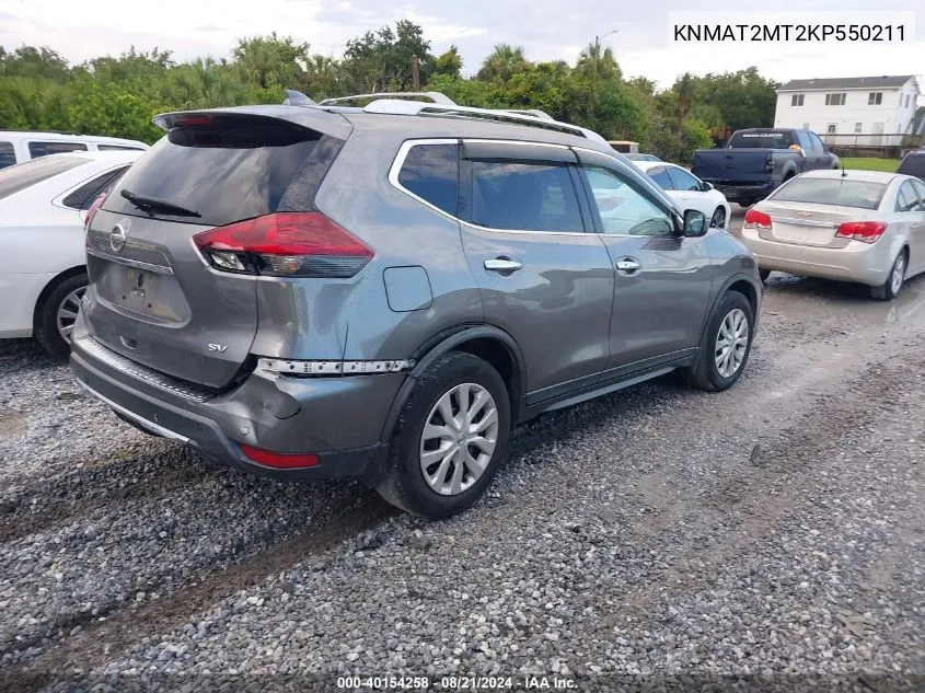 KNMAT2MT2KP550211 2019 Nissan Rogue S/Sv