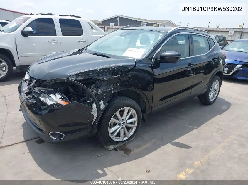 2019 Nissan Rogue Sport Sv VIN: JN1BJ1CP9KW530202 Lot: 40161376