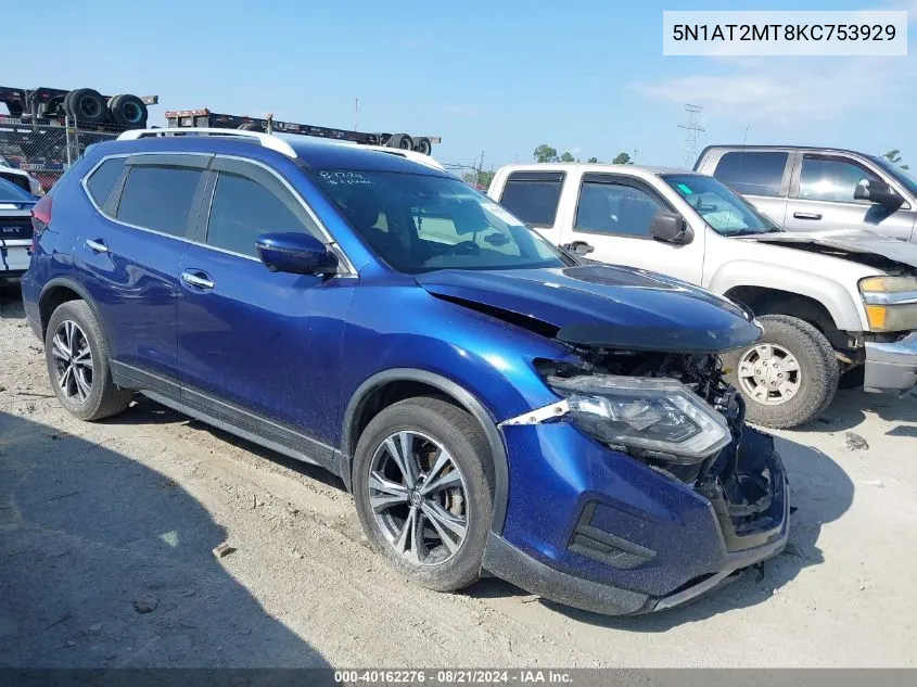 5N1AT2MT8KC753929 2019 Nissan Rogue S/Sl/Sv