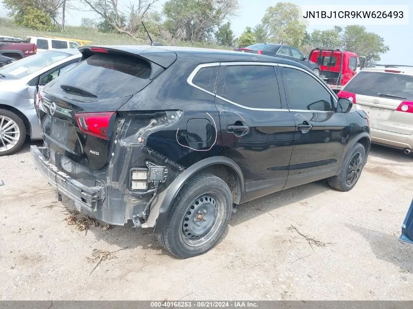 2019 Nissan Rogue Sport S VIN: JN1BJ1CR9KW626493 Lot: 40168253