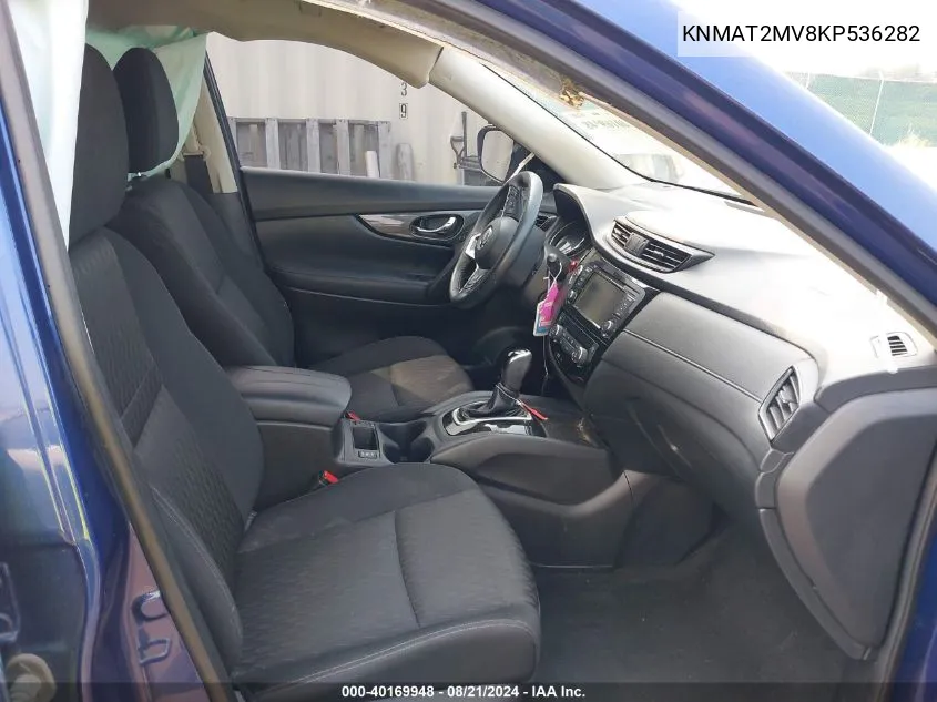 KNMAT2MV8KP536282 2019 Nissan Rogue Sv