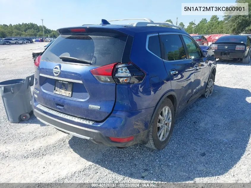 5N1AT2MT3KC800901 2019 Nissan Rogue S