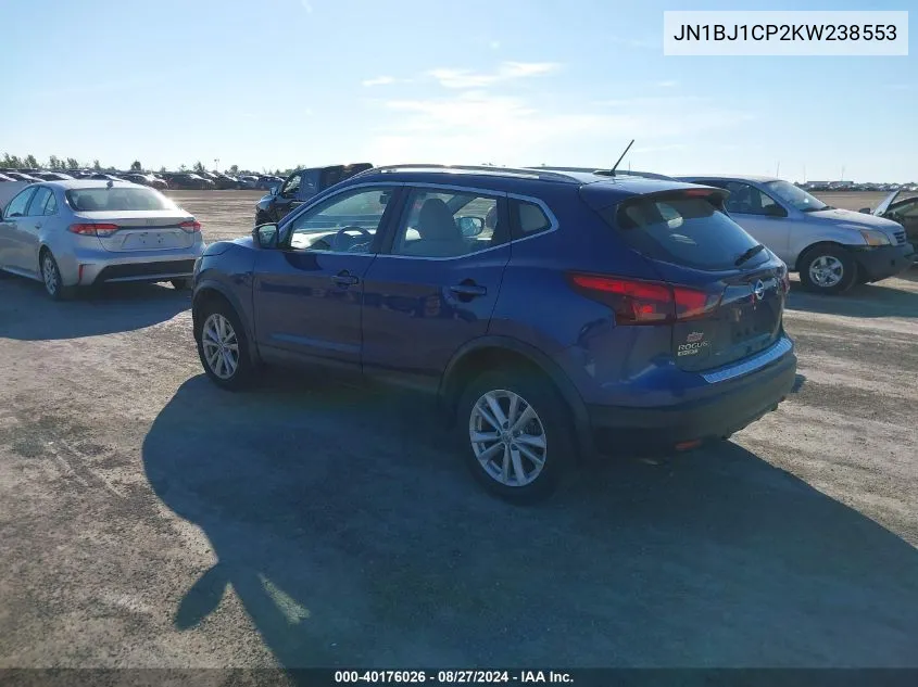 JN1BJ1CP2KW238553 2019 Nissan Rogue Sport Sv